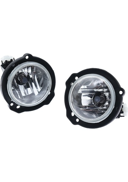 Çift LED Sis Lambası Ön Tampon Sis Lambası Ampulü Şeffaf Lens Toyota Avanza 2012-2019 Için (Yurt Dışından)