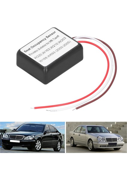 Mercedes-Benz Tip 6 W220, W163, W210, W168, W639 ve Daha Fazla 2000-2005 Için 3x Koltuk Sensörü Srs Emülatörü (Yurt Dışından) fiyatları