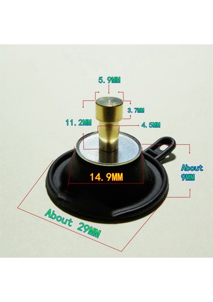 2x Motosiklet Karbüratör Onarım Kiti Karbüratör Vakum Diyafram Kiti Karbüratör Onarım Kiti Ym TDM850 Mikuni 1991-1997 (Yurt Dışından) fırsatları