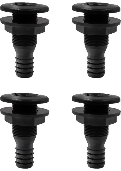 4pcs 3/4 Inç Hortum Plastik Thru-Hull Sides Sinetleme Pompası Tahliye Hortum Hortumu Tekneler Için Takım Deniz Yat Rv Camper (Yurt Dışından)