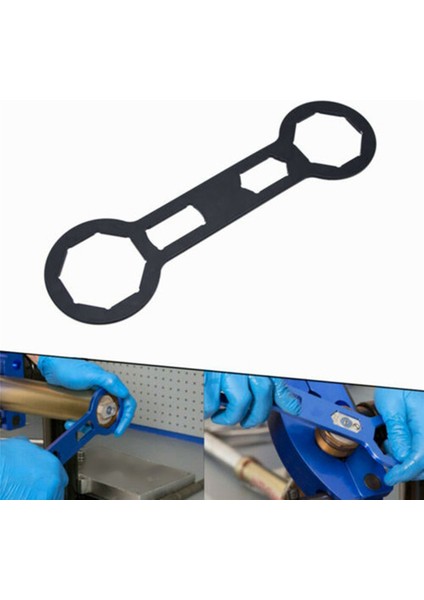 2x Motosiklet 46/50MM Çatal Kapağı Anahtarı Aracı Ön Şok Emicisi Honda Suzuki Için Anahtar Kaldır (Yurt Dışından) indirimleri