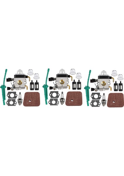 3x Stıhl FS55 FS55R FS38 FS45 FS46 KM55 HL45 FS45L FS45C FS46C FS55C FS55RC Dize Düzeltici Ot Yiyen Için Karbüratör (Yurt Dışından)