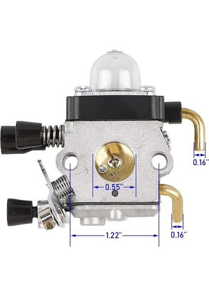 3x Stıhl FS55 FS55R FS38 FS45 FS46 KM55 HL45 FS45L FS45C FS46C FS55C FS55RC Dize Düzeltici Ot Yiyen Için Karbüratör (Yurt Dışından) fiyatları