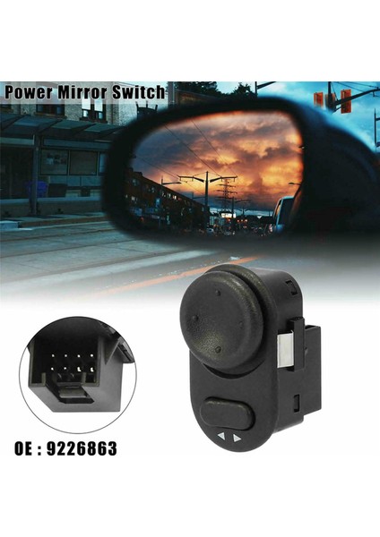 4x Yan Ayna Arka Görünüm Aynası Anahtarı Vauxhall Için Kontrol Düğmesini Ayar Ayarlama Astra-G Opel Zafira Corsa Vectra Meriva 9226863 (Yurt Dışından) modelleri