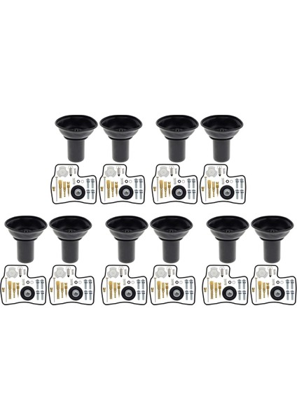 5x Onarım Kiti Karbüratör Diyafram Piston Honda Steed Gölge Vlx 400 Için Iğne ile (Yurt Dışından)