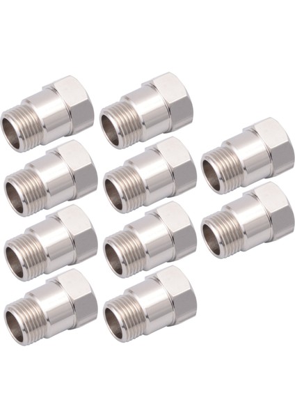 10X O2 Oksijen Sensörü Test Borusu Uzatma Uzatma Uzatma Adaptörü Ara M18 x 1.5 (1) Bung (Yurt Dışından)