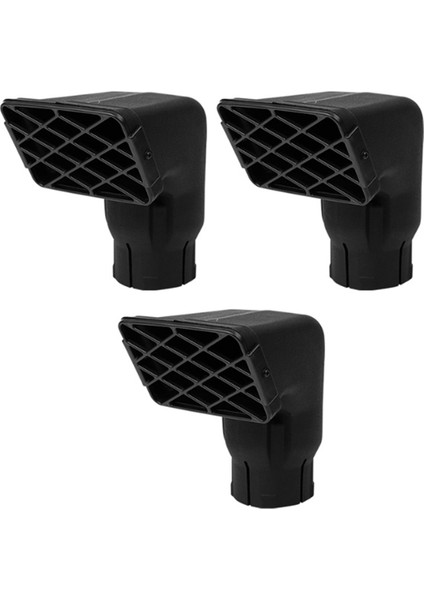 3x 3 Inç Direk Giriş Hava Havası Air Ram Şnorkel Üst Şnorkel Baş Toyota Landcruiser VDJ70 Serisi Için Uygun (Yurt Dışından)