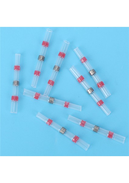 200PCS Lehim Sızdırmazlık Kablosu Konektörleri, Isı Büzülme Popo Konnektörü Su Geçirmez Elektrik Popo Terminalleri, 22-18 Awg, Kırmızı (Yurt Dışından) fırsatları