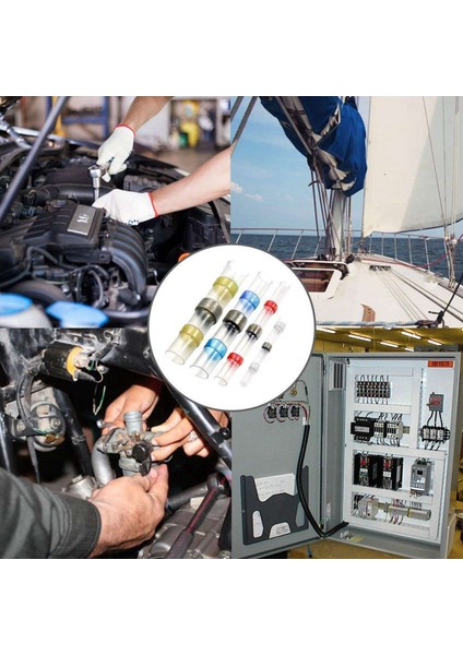 400PCS 26-24 Awg Beyaz Lehim Conta Kablosu Konektörleri, Isı Shrink Butt Konektörleri, Su Geçirmez ve Yalıtımlı Tel Terminal (Yurt Dışından) indirimleri