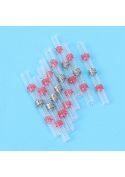 150PCS Lehim Sızdırmazlık Kablosu Konektörleri, Isı Büzülme Popo Konnektörü Su Geçirmez Elektrikli Popo Terminalleri, 22-18 Awg, Kırmızı (Yurt Dışından) fırsatları