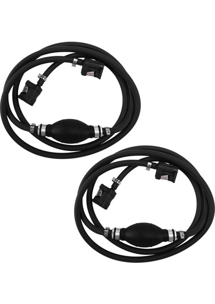 2x 2m Yakıt Hattı Hortumu Yamaha Dıştan Takma P-Rimer Ampul Konektörü Için Assy (Yurt Dışından)