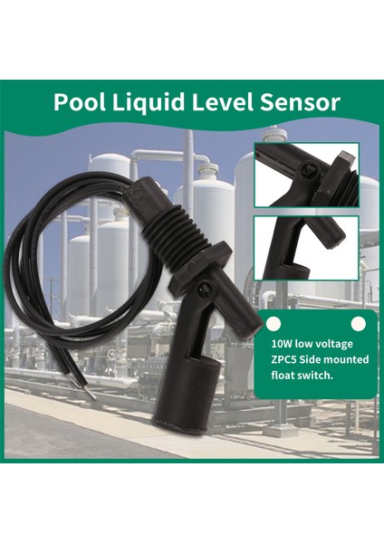 Tank Havuzu Yatay Su Seviyesi Şamandıra Anahtarı Sıvı Seviye Sensör Top - 12V 220V 10W (Yurt Dışından) fırsatları