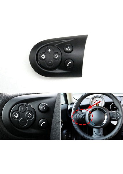 Sol Araba Çok Fonksiyonlu Hacim Direksiyon Simidi Anahtarı Mini Cooper Için R55 R55 R57 R57 R58 R59 R59 R60 R61 (Yurt Dışından) modelleri