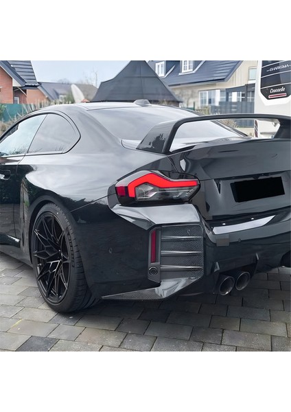 Araba Arka Tampon Hava Havalandırma Yan Rüzgar Bıçağı Spoiler Bmw 2 Serisi M2 G87 Mp 2023+ Siyah Için (Yurt Dışından) modelleri