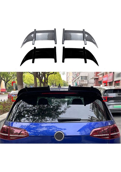 Vw Golf Için Araba Arka Gövde Spoyler Kanadı 7 Mk7 Gtı Gtd R Ak Style Üst Boot Wing Arka Bagaj Dudak Kanadı Spoiler Karbon Fiber (Yurt Dışından) modelleri