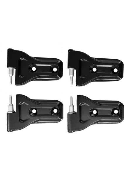 1set/4pcs Jeep Wrangler Için Araba Gövdesi Kapı Menteşe Kiti Jl 2dr 2018+ Yan Kapı Menteşeleri Kapak Kaplama Uzun Üst ve Kısa Alt (Yurt Dışından)