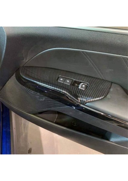 4pcs/set Araba Kapısı Kol Dayama Kapağı Kapak Paneli Kia K5 Optima 2020-2024 Pencere Cam Kaldırma Anahtarı Düğmesi Trim Çerçeve A (Yurt Dışından) fırsatları