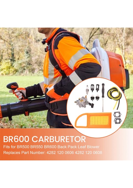 Br 600 Karbüratör Hava Filtre Yakıt Karbonhidrat Stıhl BR500 BR550 BR600 Backak Büyük Çiş Büyük Büyük Kararlar (Yurt Dışından) fırsatları
