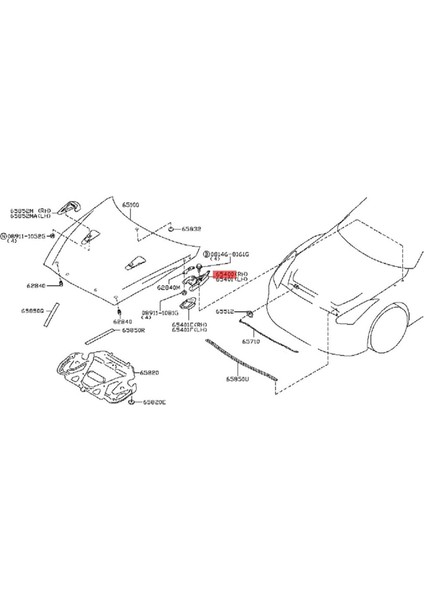 1paır Ön Bonnet Hood Menteşe 65401-JF00B 65400-JF00B Infiniti Q50 Q60 Q70 Q70L 2014-2018 Hood Pivot Döner Montaj (Yurt Dışından) fırsatları