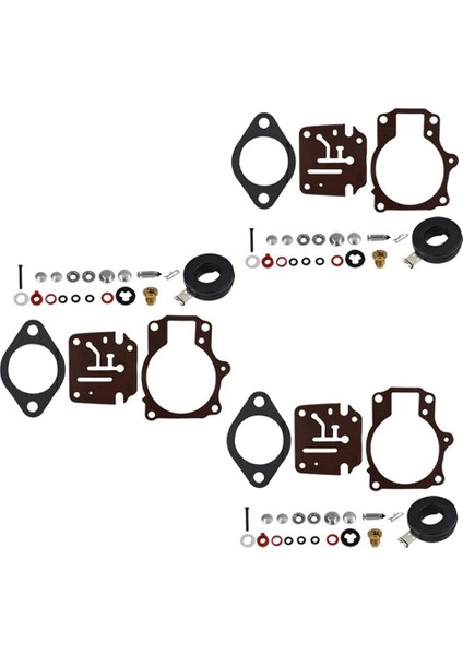 3 x Karbüratör Karbonhidrat Yeniden Inşa Onarım Kiti ve Şamandıra Johnson Evinrude 396701 65 70 75 Hp (Yurt Dışından) fiyatları