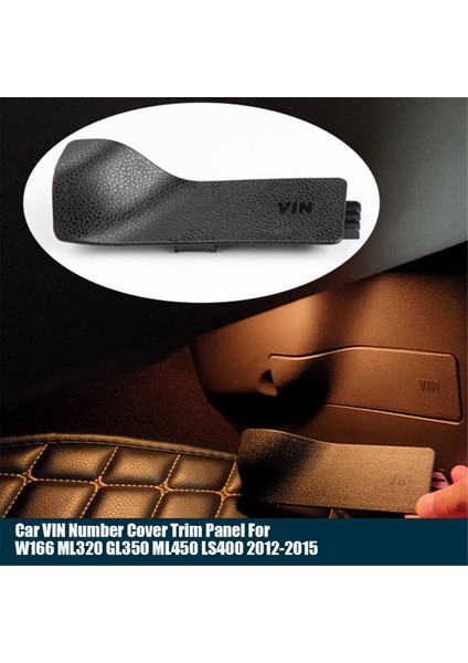 Araba Çerçeve Numarası Vin Kapak Trim Paneli Mercedes-Benz W166 ML320 GL350 ML450 LS400 2012-2015 Post Koruma Slayt Kapakları A (Yurt Dışından) modelleri