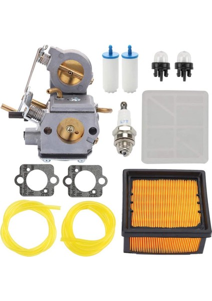 578 24 34-01 C3-EL53 Husqvarna K750 K760 510 Zama C3-EL43C + Hava Filtresi Yakıt Ampulü Buji Fişi (Yurt Dışından)