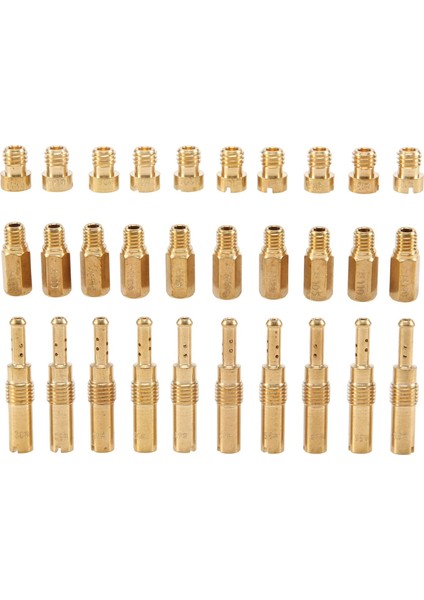 Pwk Keihin Oko Cvk Pwm Karbonhidratları Için 30PCS Karbüratör Ana Jet ve 10 Adet Yavaş Pilot Jetler (Yurt Dışından)