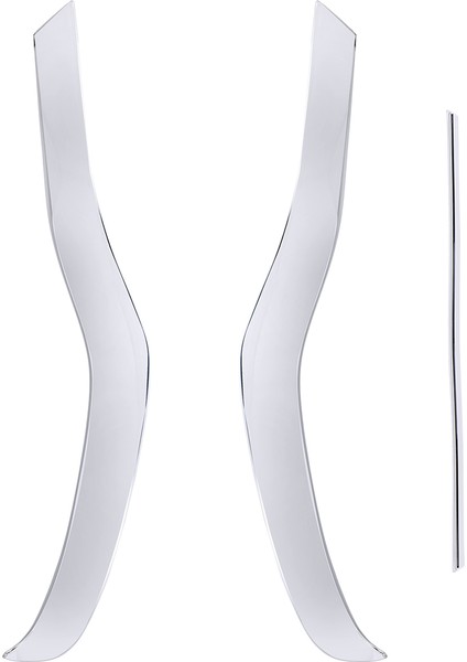 Mercedes Benz E Sınıfı W213 2016-2019 Krom Abs Ön Tampon Plaka Spoiler Spoiler Dekoratif Kapak Döşeme (Yurt Dışından)