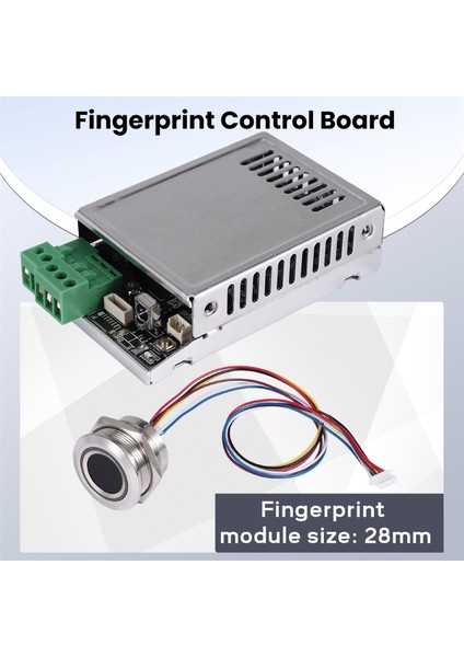 K216 Parmak Izi Kontrol KARTI+R503 Parmak Izi Modülü Iki Renk Halka Göstergesi Işık Erişim Kontrolü (Yurt Dışından) fırsatları