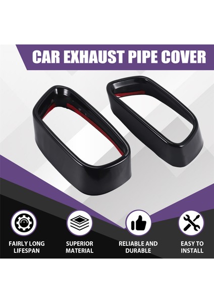 Araba Kuyruk Susturucu Egzoz Boru Çıkışı Kapak Parçaları For-Bmw X5 F15 2014-2018, X6 F16 2015-2018 (M Sports Sürümü Için) (Yurt Dışından) fırsatları