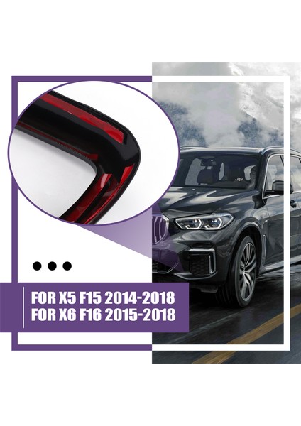 Araba Kuyruk Susturucu Egzoz Boru Çıkışı Kapak Parçaları For-Bmw X5 F15 2014-2018, X6 F16 2015-2018 (M Sports Sürümü Için) (Yurt Dışından) indirimleri