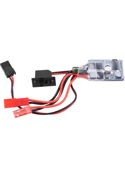 Rc Esc 10A Freni Olmadan Rc Araç Teknesi Için Fırçalı Motor Hız Kontrolörü (Yurt Dışından)