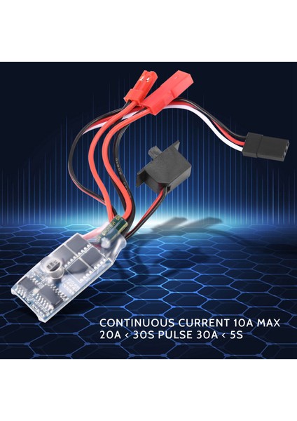 Rc Esc 10A Freni Olmadan Rc Araç Teknesi Için Fırçalı Motor Hız Kontrolörü (Yurt Dışından) modelleri