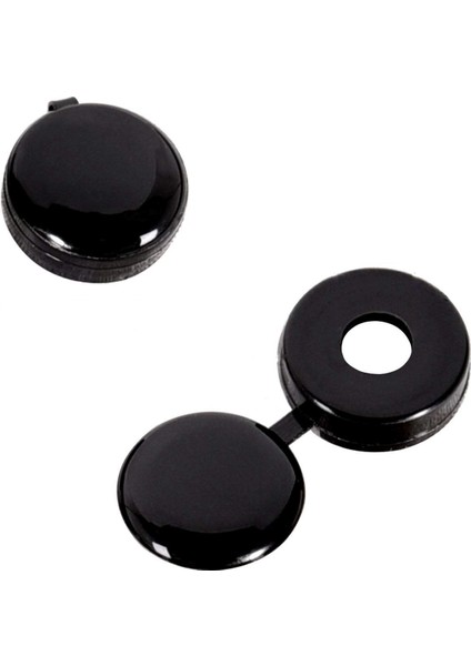 Vida Kapağı Fincan Yıkayıcı Menteşeli Kapak Siyah (50 Paketi) (Yurt Dışından)