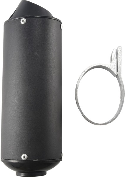 38MM Evrensel Motosiklet Egzersiz Muffler Boru Gürültü Ses Eliminatör Kelepçe Kiti 125CC 150CC 160CC Kir Çukur Bisiklet Honda Yamaha Kawasaki (Siyah) (Yurt Dışından)