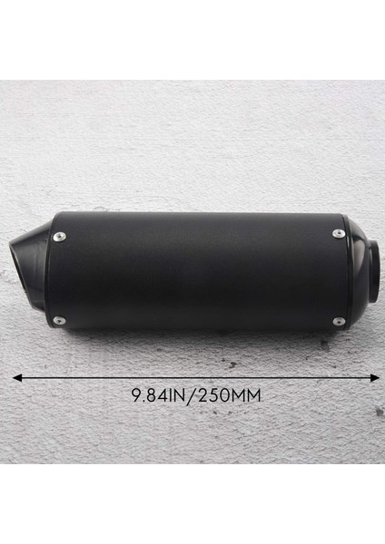 38MM Evrensel Motosiklet Egzersiz Muffler Boru Gürültü Ses Eliminatör Kelepçe Kiti 125CC 150CC 160CC Kir Çukur Bisiklet Honda Yamaha Kawasaki (Siyah) (Yurt Dışından) indirimleri