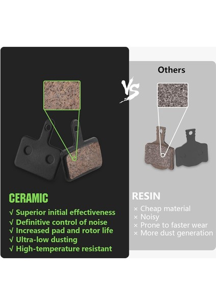 Bisiklet Fren Balataları, Seramik Bisiklet Disk Fren Balataları Tektro Shimano Trp Için Fit, Dağ Mtb Ebike Fren Balatalarının Değiştirilmesi (Yurt Dışından) fiyatları