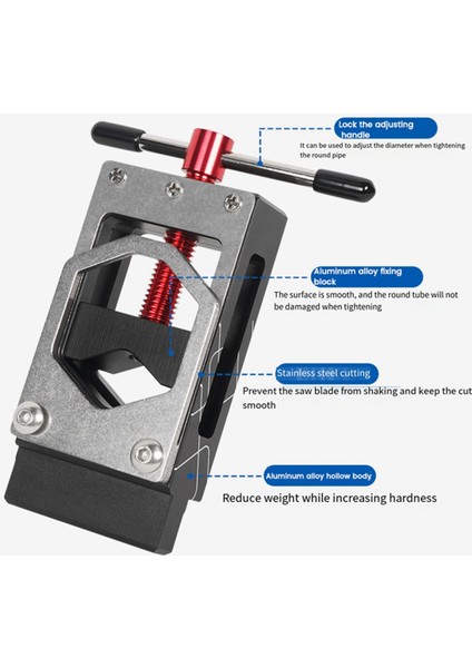 Toseek Bisiklet Çatalı Kılavuzu Bisiklet Kesme Testeresi Kılavuzu Bisiklet Çatalı Direksiyon Çubuğu Sele Borusu Gidon Kesici Bisiklet Tamir Parçaları Kırmızı (Yurt Dışından) modelleri