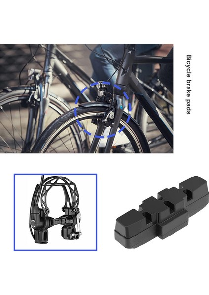 Magura HS11/ HS22/HS24/ HS33 /HS66 50MM Fren Bloğu V-Fren Balatası Yol Bisikleti Aksesuarları Için 8 Adet Bisiklet Fren Pabucu (Yurt Dışından) fiyatları