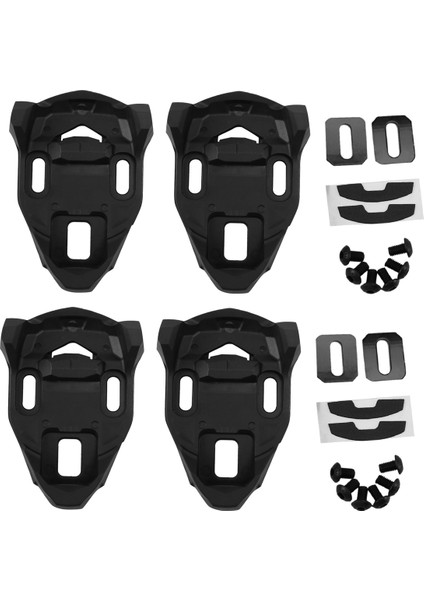 4 Adet Bisiklet Kelepçe Seti Plastik Siyah Yol Bisikleti Bisiklet Pedalı Kelepçe Kilidi Zaman Iclic/x-Presso Pedalı (Yurt Dışından)