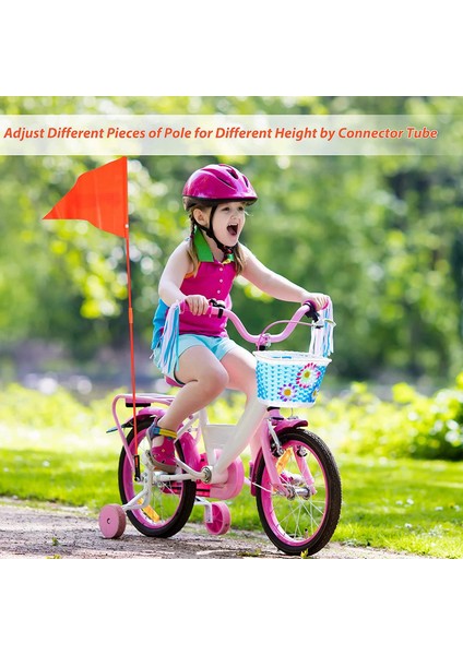 6ft Bisiklet Güvenlik Bayrak Direği, Montaj Braketi ile Bayrak, Güvenlik Açık Bisiklet Için Yüksekliği Ayarlanabilir Su Geçirmez Bayrak (Yurt Dışından) modelleri