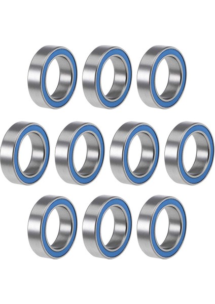 20 Adet 6700-2RS Yüksek Kalite 6700 2rs 10X15X4MM Minyatür Conta Sabit Bilyalı Rulman, Mavi (Yurt Dışından)