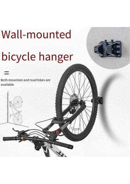 Bisiklet Dikey Braket Tokası Ayarlanabilir Dağ Yol Bisikleti Duvar Montajı Depolama Iç Mekan Duvar Bisiklet Park Rafı (Yurt Dışından) fırsatları