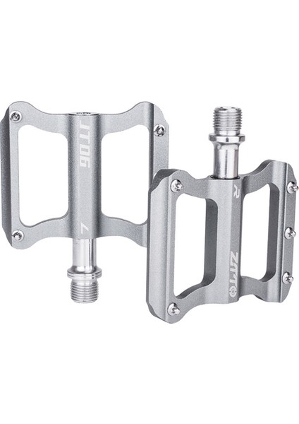 Ztto Yol Bisikleti Ultra Hafif Düz Pedal Alüminyum Alaşımlı Bisiklet Rulmanları Kaymaz Katlanır Pedallar Bisiklet Titanyum (Yurt Dışından)