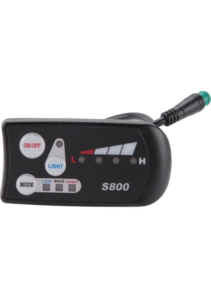 Elektrikli Bisiklet 36V48V S800 LED LCD Metre Kontrol Paneli Ekran Ebike Denetleyicisi Için 5 Pin Su Geçirmez Fiş Konnektörü (Yurt Dışından)