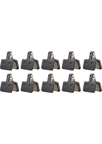 10 Çift Bisiklet Fren Balataları, Bisiklet Parçaları Reçine Yarı Metal Disk Fren Balataları B01S M395 M446 M485 M486 M416 Deore M515 M5 (Yurt Dışından)