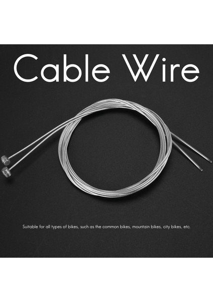 Ön Arka Bisiklet Fren Kablosu Tel Bisiklet Bisiklet Için 2 Adet (Yurt Dışından) fırsatları