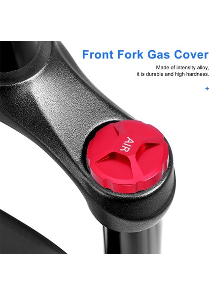 Mtb Bisiklet Çatalı Kapak Kapağı Alüminyum Alaşımlı Hava Çatal Meme Kapağı Şok Emme Ön Çatal Gaz Kapakları Kapak, Kırmızı (Yurt Dışından) fırsatları