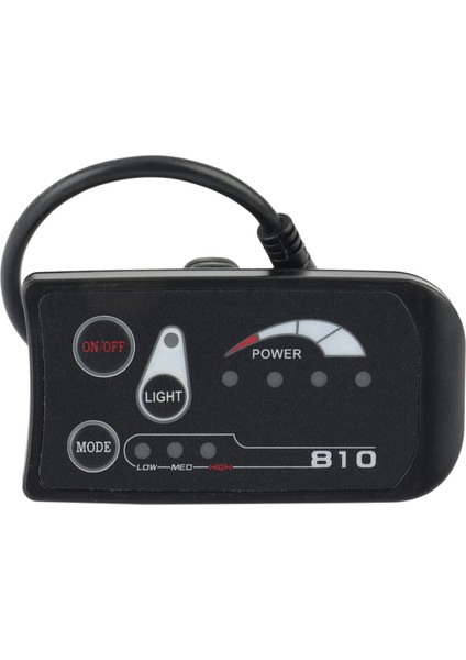 LED Ekran Konektörü 810 Elektrikli Bisiklet Bisiklet Hız Ölçer Bağlantısı Ebike Far ve LED Kontrol Cihazı, Su Geçirmez (Yurt Dışından) indirimleri