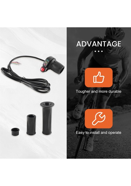 Elektrikli Bisiklet Gaz Kelebeği Hızlandırıcı Elektrikli Bisiklet/e-Bisiklet/dağ Bisikleti Gaz Hız Kontrol Kolu, 36V (Yurt Dışından) indirimleri